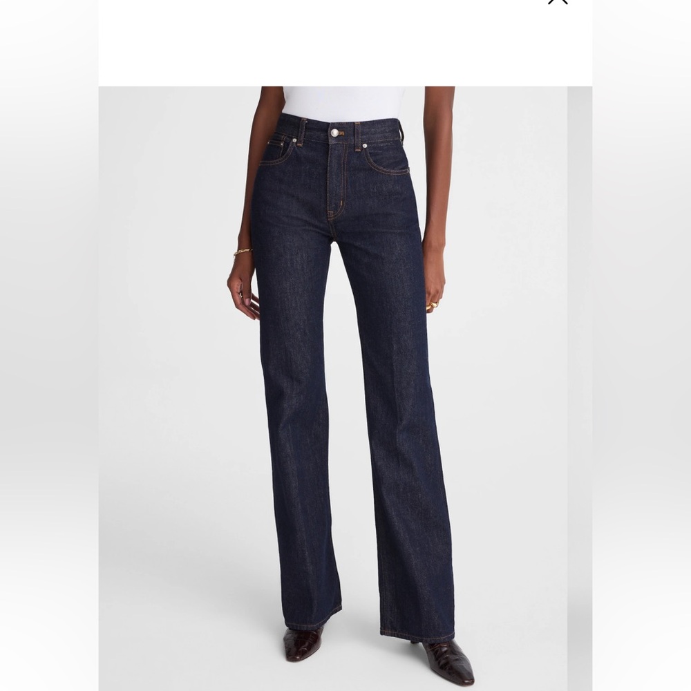 Madewell Vintage Flare Jeans - Dark Blue - Picture 3 of 4